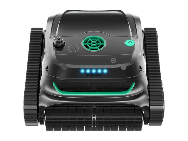 WYBOT S2 Solar cordless pool robot, studio shot (WYBOT company image)